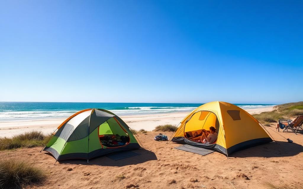 Summer camping in Victoria